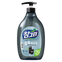 CJ Lion Средство для мытья посуды Chamgreen С древесным углем, флакон-дозатор