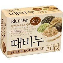 Скраб-мыло туалетное Rice Day с экстрактом пяти злаков