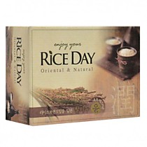 Мыло туалетное Rice Day, экстракт рисовых отрубей